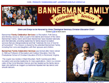Tablet Screenshot of bannermanfamily.com